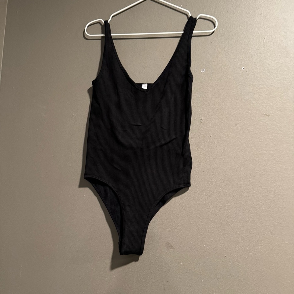 Aura Black Bodysuit Size Medium Large